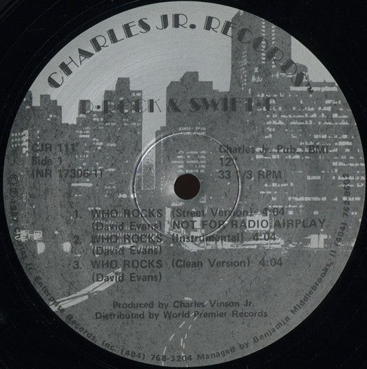 D-Rock & Swift-C : Who Rocks / Cut It Up (12")