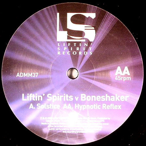 Liftin' Spirits V Boneshaker : Solstice / Hypnotic Reflex (12")