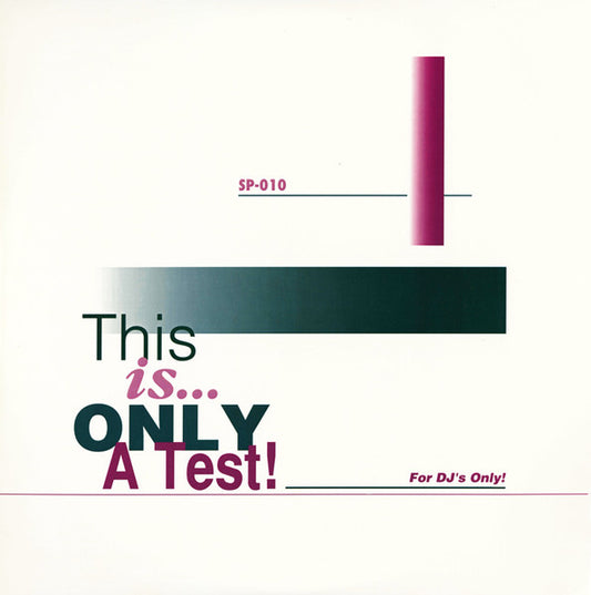 Various : This Is Only A Test! (2x12", Comp, Mixed, Cle)