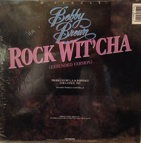 Bobby Brown : Rock Wit'Cha (Extended Version) (12", Single)