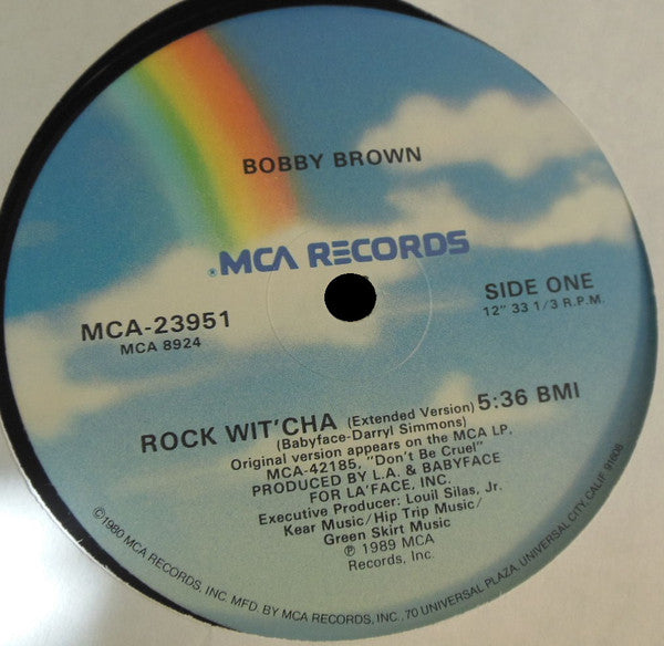 Bobby Brown : Rock Wit'Cha (Extended Version) (12", Single)