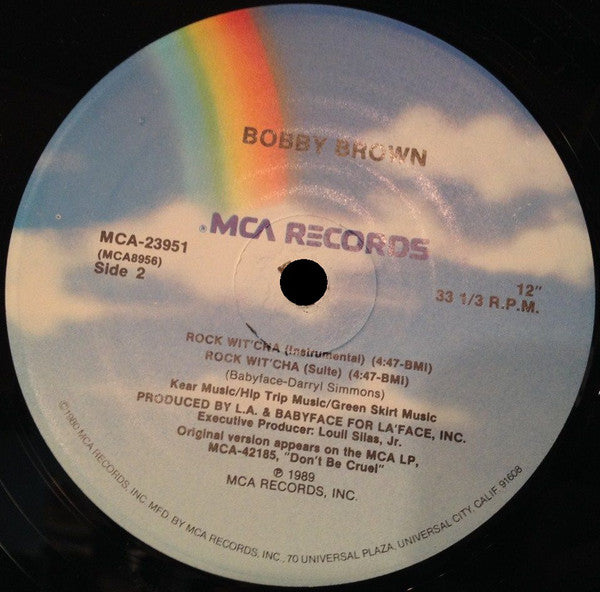 Bobby Brown : Rock Wit'Cha (Extended Version) (12", Single)