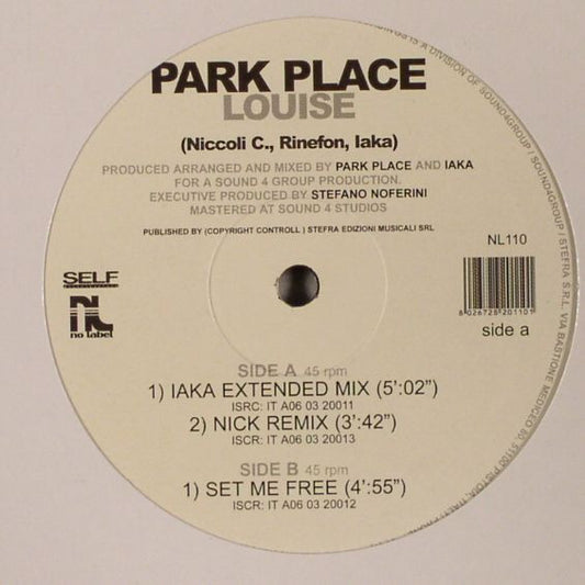 Park Place : Louise (12")
