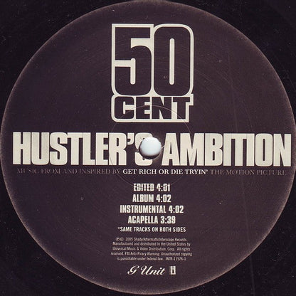 50 Cent : Hustler's Ambition (12")