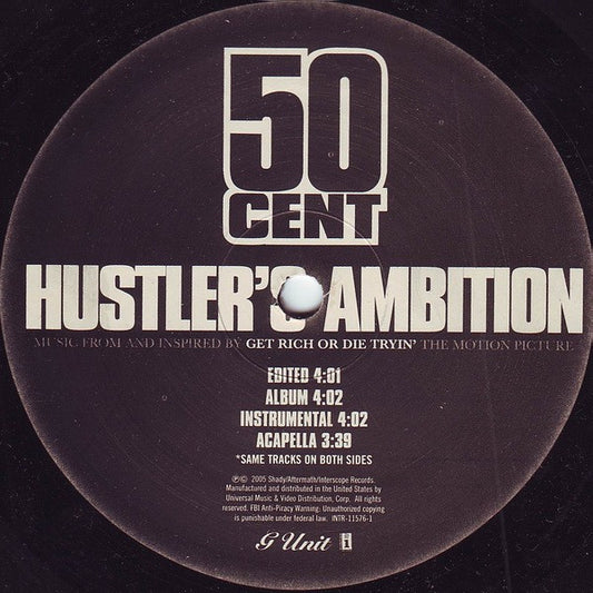 50 Cent : Hustler's Ambition (12")