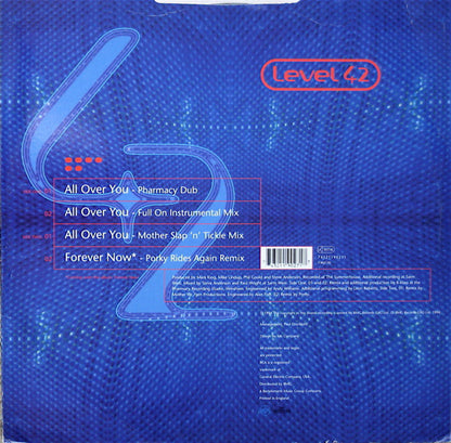 Level 42 : Forever Now / All Over You (12", Single)