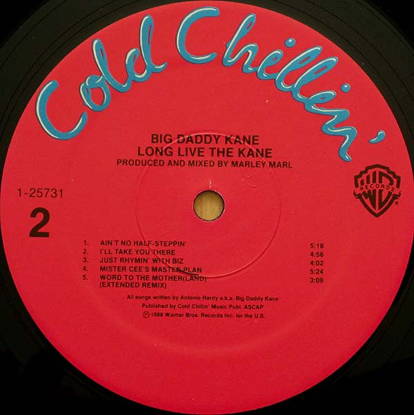 Big Daddy Kane : Long Live The Kane (LP, Album)