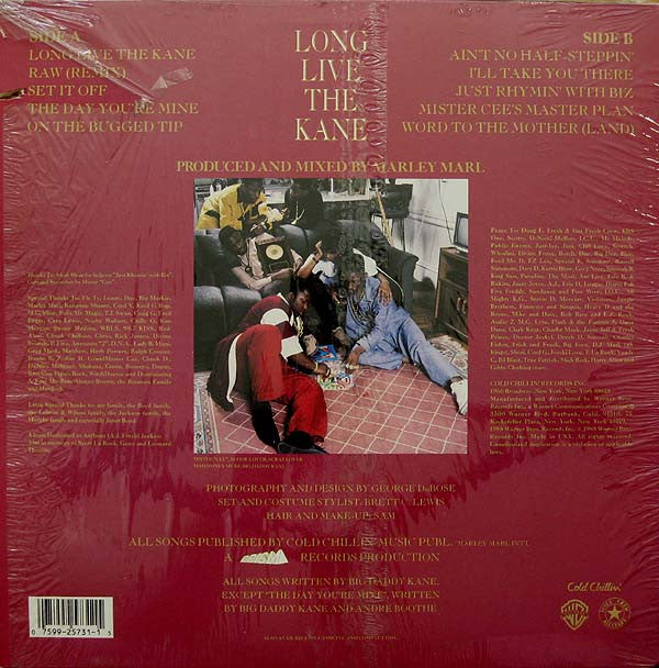 Big Daddy Kane : Long Live The Kane (LP, Album)
