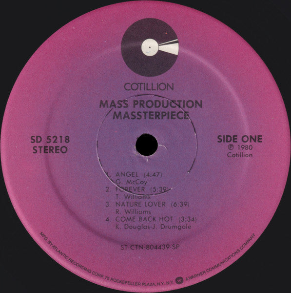Mass Production : Massterpiece (LP, Album, SP )