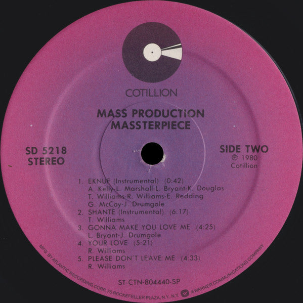 Mass Production : Massterpiece (LP, Album, SP )
