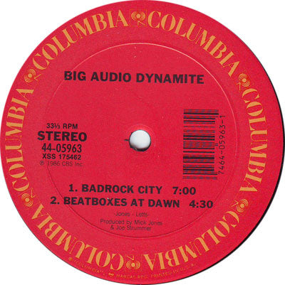 Big Audio Dynamite : C'mon Every Beatbox (12", Pit)