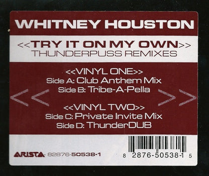 Whitney Houston : Try It On My Own (Thunderpuss Remixes) (2x12")