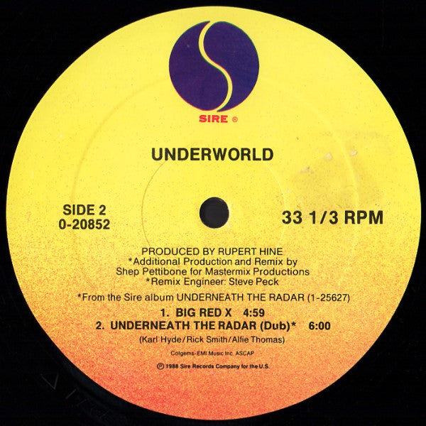 Underworld : Underneath The Radar (12", Maxi)