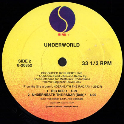 Underworld : Underneath The Radar (12", Maxi)