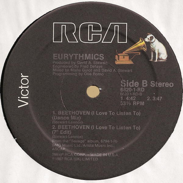 Eurythmics : I Need A Man (12", Single)