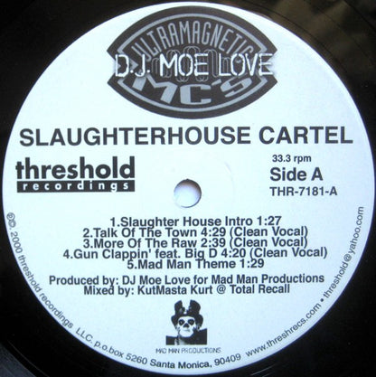 DJ Moe Love, Slaughterhouse Cartel : 3 Song Maxi-Single (12", Maxi)