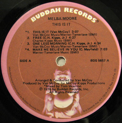 Melba Moore : This Is It (LP, Album, Gol)