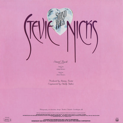 Stevie Nicks : Stand Back (12", Promo, SP )