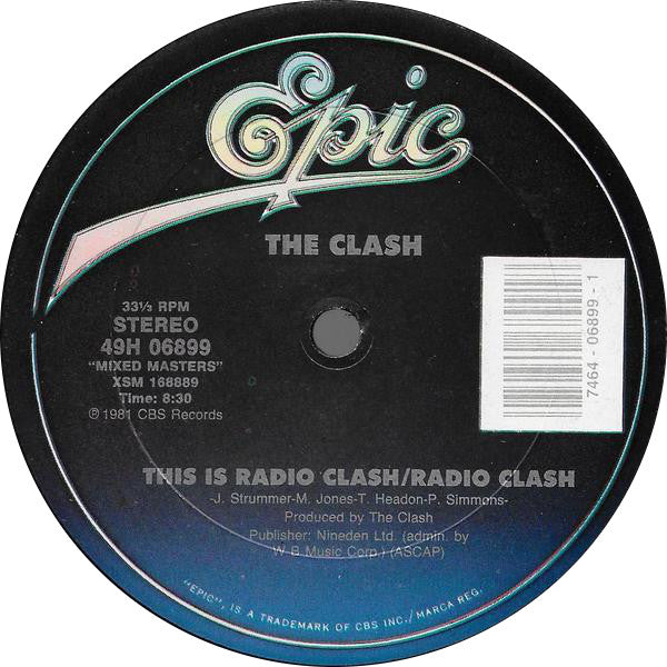 The Clash : This Is Radio Clash / The Magnificent Dance (12", RE)