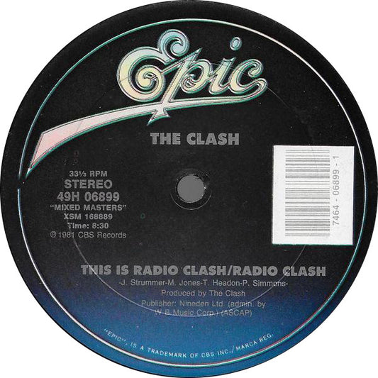 The Clash : This Is Radio Clash / The Magnificent Dance (12", RE)