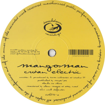 Mangoman : Cuban Electric (12", Single)