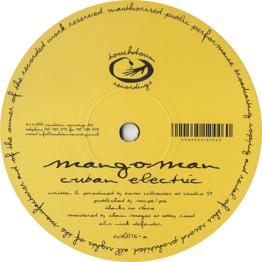Mangoman : Cuban Electric (12", Single)