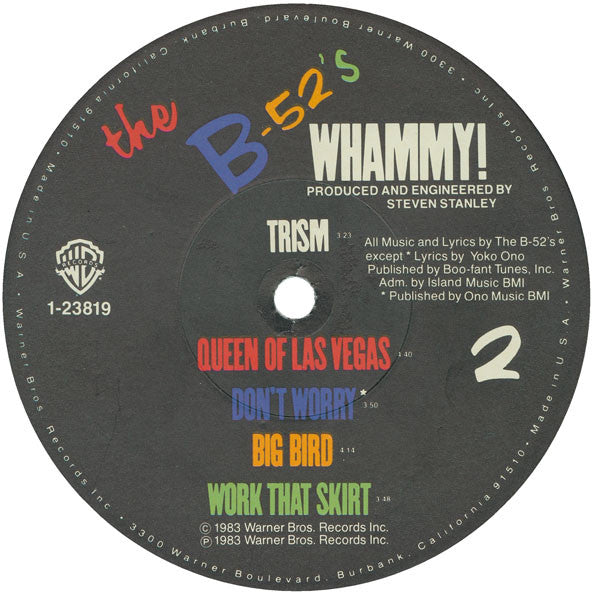 The B-52's : Whammy! (LP, Album, Win)