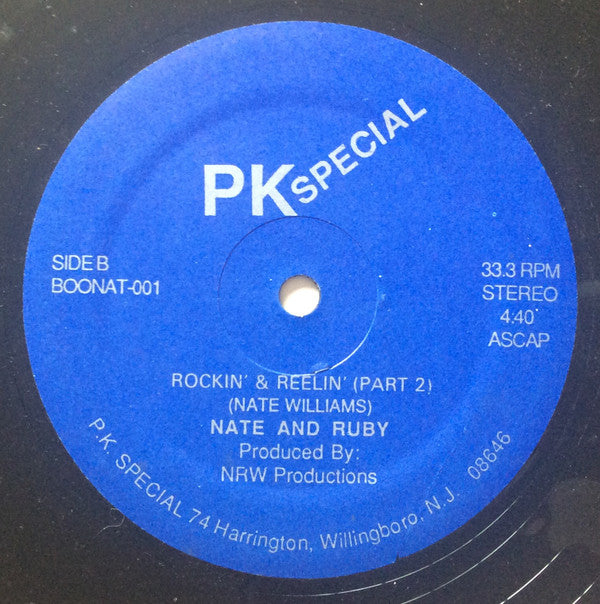 Nate Williams (3) and Ruby Williams : Rockin' & Reelin' (12")
