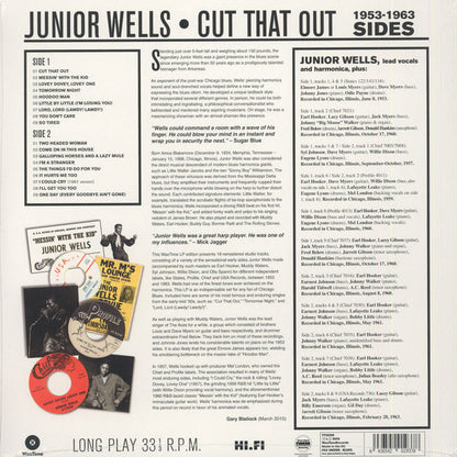 Junior Wells : Cut That Out: 1953-1963 Sides (LP, Comp, RM, 180)