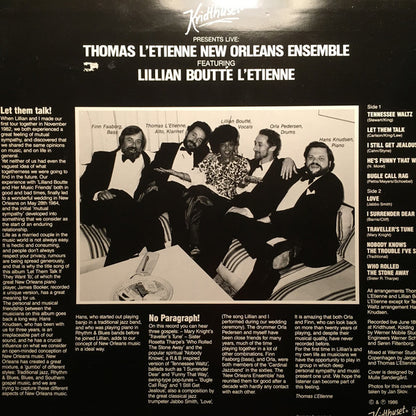 Lillian Boutté : Let Them Talk (LP, Album)