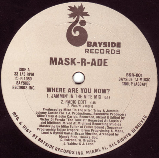 Mask-R-Ade : Where Are You Now? (12")