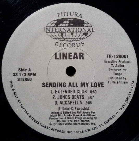 Linear : Sending All My Love (12")