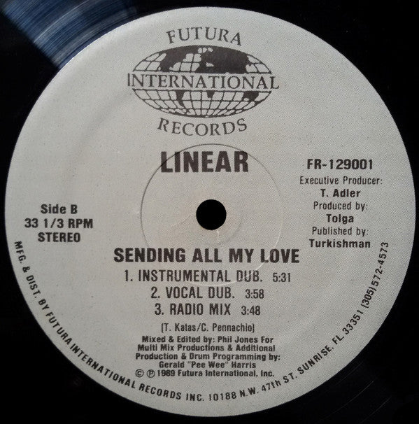 Linear : Sending All My Love (12")
