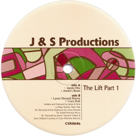 J & S Productions : The Lift Part 1 (12")