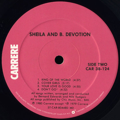 Sheila And B. Devotion* : King Of The World (LP, Album, MO)