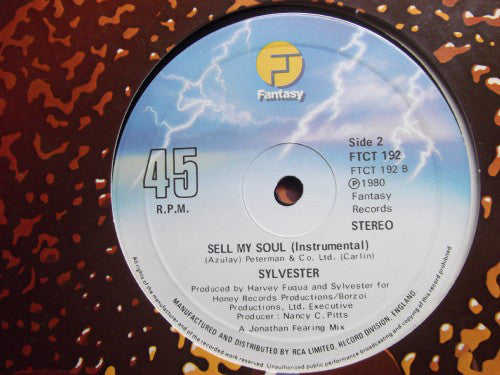 Sylvester : Sell My Soul (12")