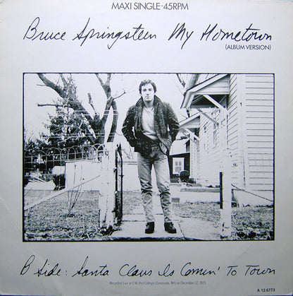 Bruce Springsteen : My Hometown (12", Maxi)