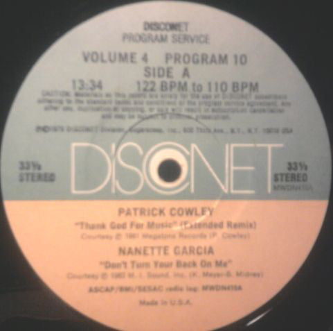 Various : Volume 4 Program 10 (2x12", P/Mixed)