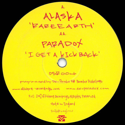 Alaska (2) / Paradox : Rare Earth / I Get A Kick Back (12")