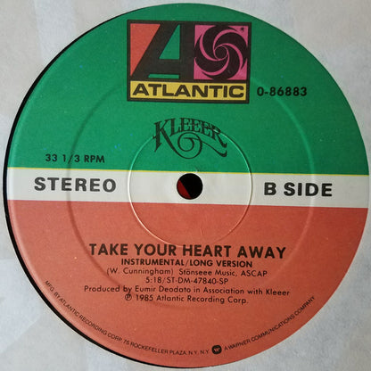 Kleeer : Take Your Heart Away (12", Maxi)