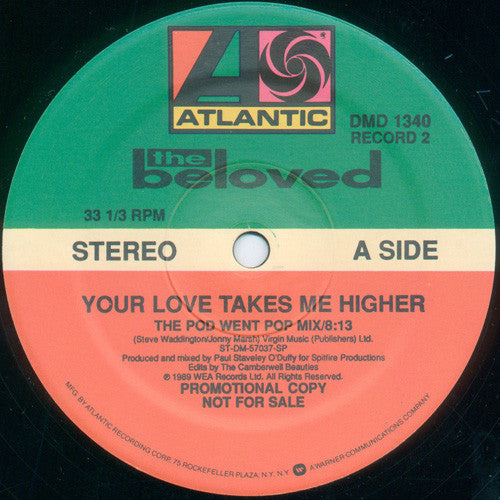 The Beloved : Your Love Takes Me Higher (2x12", Promo)