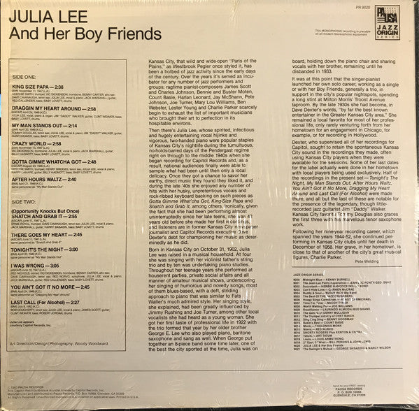 Julia Lee & Her Boy Friends : Julia Lee And Her Boy Friends (LP, Comp, RE)