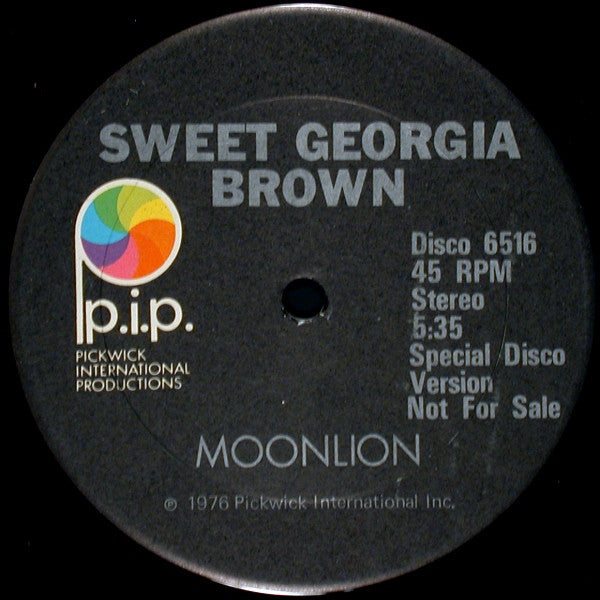 Moonlion : Sweet Georgia Brown (12", Promo)