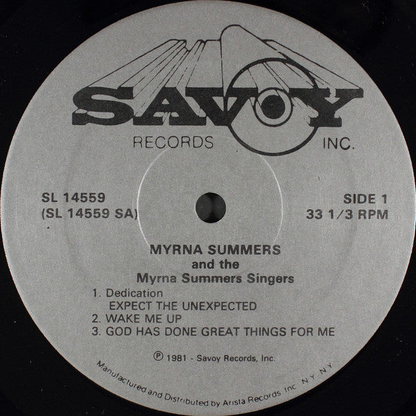Myrna Summers & The Myrna Summers Singers : Expect The Unexpected (LP)