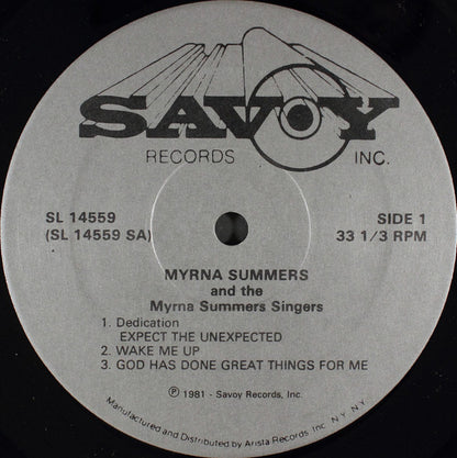 Myrna Summers & The Myrna Summers Singers : Expect The Unexpected (LP)