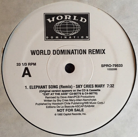 Sky Cries Mary / Low Pop Suicide With Contagion : World Domination Remix (12", Promo)