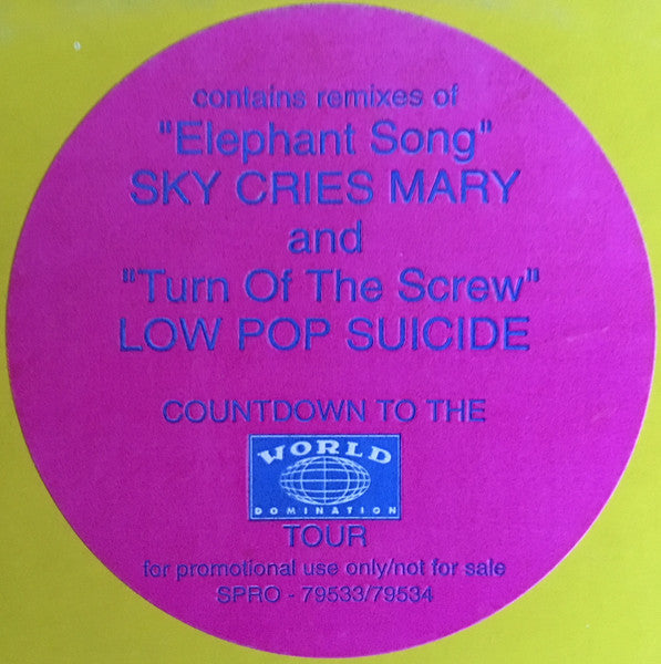 Sky Cries Mary / Low Pop Suicide With Contagion : World Domination Remix (12", Promo)
