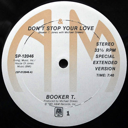 Booker T.* : Don't Stop Your Love (12", MR)