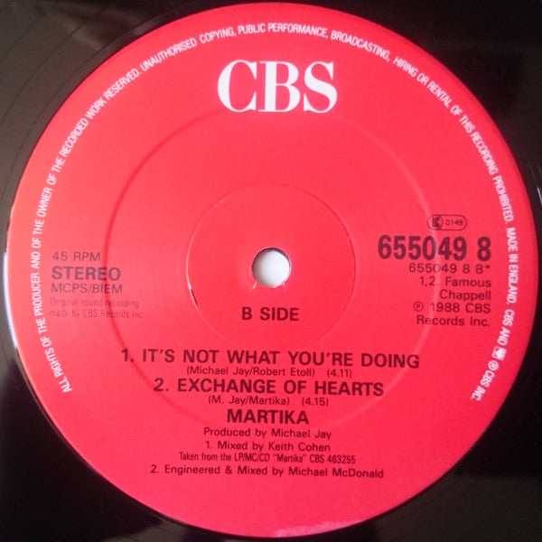 Martika : Toy Soldiers (12", Single)