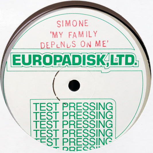 Simone : My Family Depends On Me (12", TP)